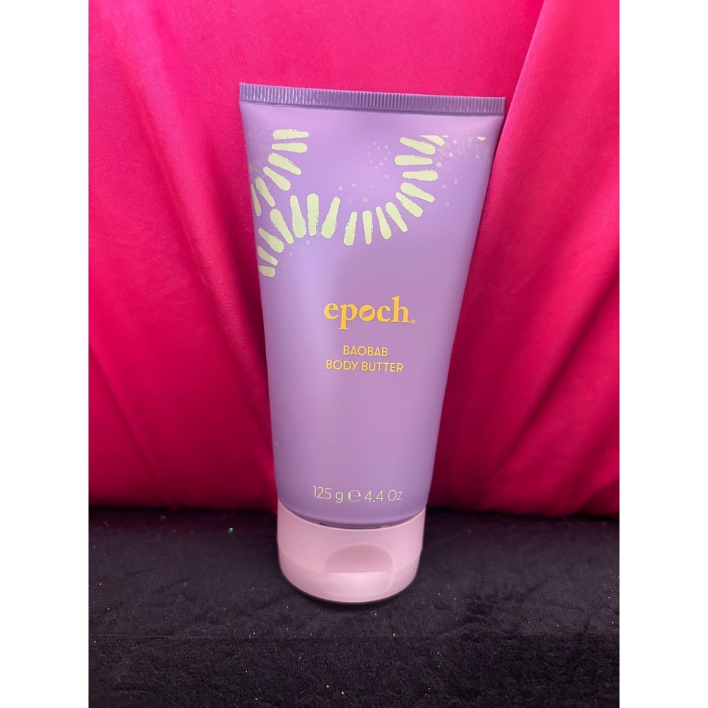 Nu Skin Epoch Baobab Body Butter 4.4oz 125g Moisturizing Cream Purple Tube